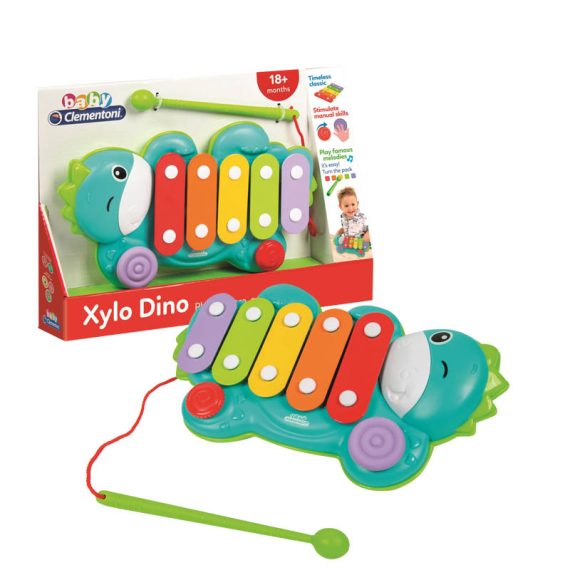 Clementoni Baby 'Xylo DIno' интерактивна играчка (18м+)