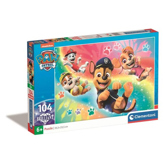 Clementoni Children Puzzle 'Paw Patrol Briliant' сложувалка 104 пар (6г+)