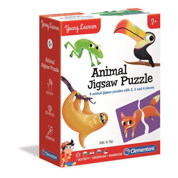 Clementoni 'Animals' сложувалка со животни (2г+)