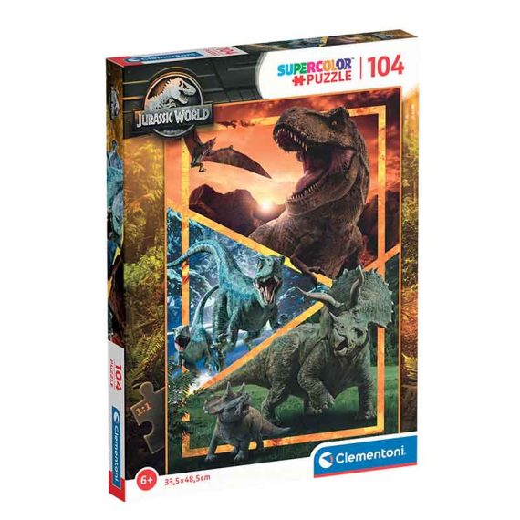 Clementoni Children Puzzle 'Jurassic World 2023' сложувалка 104 пар (6+)