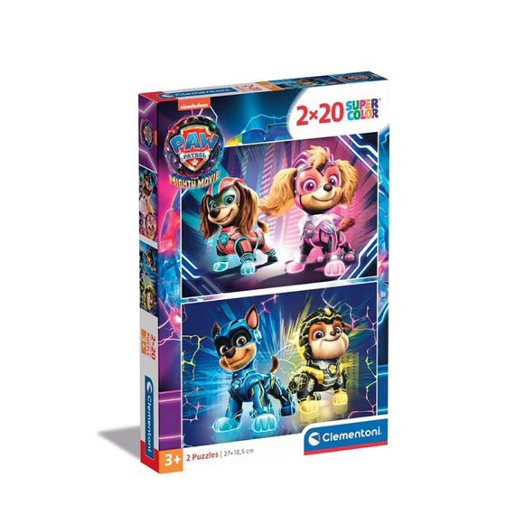 Clementoni Children Puzzle 'Paw Patrol mighty movie' сложувалка 2х20 пар (3+)